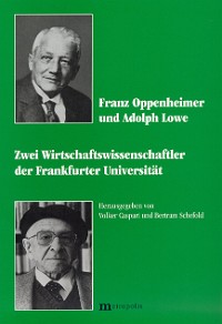 Franz Oppenheimer – Adolph Lowe