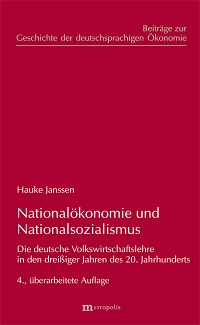 Nationalökonomie und Nationalsozialismus