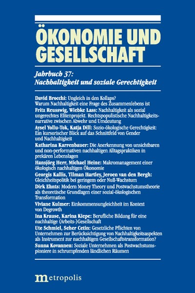 Nachhaltigkeit und soziale Gerechtigkeit