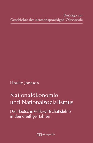 Nationalökonomie und Nationalsozialismus