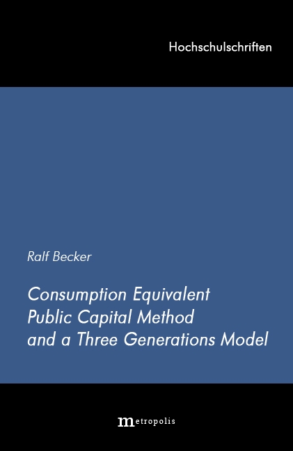 Consumption Equivalent Public Capital Method and a Three Generations Model