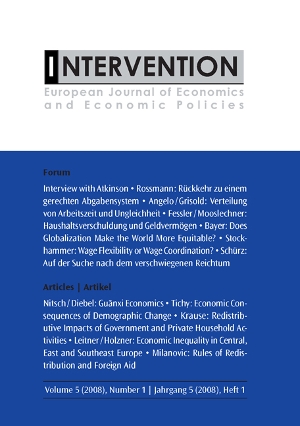 Intervention. European Journal of Economics and Economic Policies
