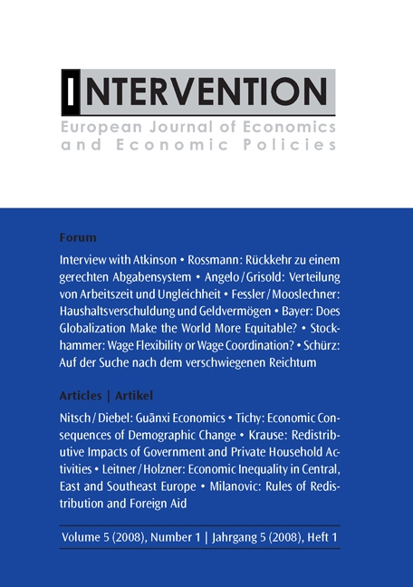 Intervention. European Journal of Economics and Economic Policies