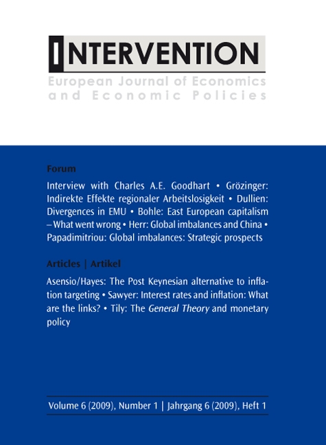 Intervention. European Journal of Economics and Economic Policies
